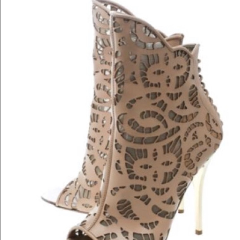 Authentic Giuseppe Zanotti open toe booties
